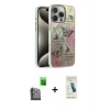 MARSİLYAN™- iPhone 16 Pro Max Kılıf Zirve Modern Prime - Şeffaf Pasifik Cam Ekran Koruyucu + Raze Metal Kamera Lens - SH