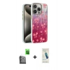 MARSİLYAN™- iPhone 16 Pro Max Kılıf Zirve Modern Prime - Şeffaf Pasifik Cam Ekran Koruyucu + Raze Metal Kamera Lens - SH
