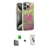 MARSİLYAN™- iPhone 16 Pro Max Kılıf Zirve Modern Prime - Şeffaf Pasifik Cam Ekran Koruyucu + Raze Metal Kamera Lens - SH