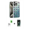 MARSİLYAN™- iPhone 16 Pro Max Kılıf Zirve Modern Prime - Siyah 360 Mat Full Body Arka Koruyucu + Raze Metal Kamera Lens - BZ