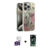 MARSİLYAN™- iPhone 16 Pro Max Kılıf Zirve Modern Prime - Siyah 360 Mat Full Body Arka Koruyucu + Bilvis Titan Kamera Lens - SH