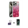 MARSİLYAN™- iPhone 16 Pro Max Kılıf Zirve Modern Prime - Siyah 360 Mat Full Body Arka Koruyucu + Bilvis Titan Kamera Lens - SH