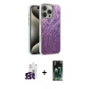 MARSİLYAN™- iPhone 16 Pro Max Kılıf Zirve Modern Prime - Siyah 360 Mat Full Body Arka Koruyucu + Bilvis Titan Kamera Lens - SH