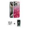 MARSİLYAN™- iPhone 16 Pro Max Kılıf Zirve Modern Prime - Siyah 360 Mat Full Body Arka Koruyucu + Pers Alüminyum Kamera Lens - GS