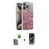 MARSİLYAN™- iPhone 16 Pro Max Kılıf Zirve Modern Prime - Siyah 360 Mat Full Body Arka Koruyucu + Raze Metal Kamera Lens - SH