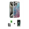 MARSİLYAN™- iPhone 16 Pro Max Kılıf Zirve Modern Prime - Siyah 360 Mat Full Body Arka Koruyucu + Raze Metal Kamera Lens - SH