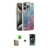 MARSİLYAN™- iPhone 16 Pro Max Kılıf Zirve Modern Prime - Siyah 360 Mat Full Body Arka Koruyucu + Raze Metal Kamera Lens - CLTM