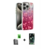 MARSİLYAN™- iPhone 16 Pro Max Kılıf Zirve Modern Prime - Siyah 360 Mat Full Body Arka Koruyucu + Raze Metal Kamera Lens - SH