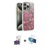 MARSİLYAN™- iPhone 16 Pro Max Kılıf Zirve Modern Prime - Siyah 3D Antistatik Cam Ekran Koruyucu + Bilvis Titan Kamera Lens - SH