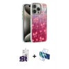 MARSİLYAN™- iPhone 16 Pro Max Kılıf Zirve Modern Prime - Siyah 3D Antistatik Cam Ekran Koruyucu + Bilvis Titan Kamera Lens - SH