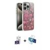 MARSİLYAN™- iPhone 16 Pro Max Kılıf Zirve Modern Prime - Siyah 3D Antistatik Cam Ekran Koruyucu + Bilvis Titan Kamera Lens - TMGI