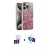 MARSİLYAN™- iPhone 16 Pro Max Kılıf Zirve Modern Prime - Siyah 3D Antistatik Cam Ekran Koruyucu + Bilvis Titan Kamera Lens - GS