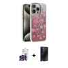 MARSİLYAN™- iPhone 16 Pro Max Kılıf Zirve Modern Prime - Siyah 3D Antistatik Hayalet Cam Ekran Koruyucu + Bilvis Titan Kamera Lens - SH