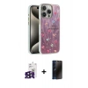 MARSİLYAN™- iPhone 16 Pro Max Kılıf Zirve Modern Prime - Siyah 3D Antistatik Hayalet Cam Ekran Koruyucu + Bilvis Titan Kamera Lens - SH