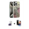 MARSİLYAN™- iPhone 16 Pro Max Kılıf Zirve Modern Prime - Siyah 3D Antistatik Mat Seramik Nano Ekran Koruyucu + Bilvis Titan Kamera Lens - TMGI