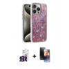 MARSİLYAN™- iPhone 16 Pro Max Kılıf Zirve Modern Prime - Siyah 3D Antistatik Mat Seramik Nano Ekran Koruyucu + Bilvis Titan Kamera Lens - SH