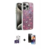 MARSİLYAN™- iPhone 16 Pro Max Kılıf Zirve Modern Prime - Siyah 3D Antistatik Mat Seramik Nano Ekran Koruyucu + Bilvis Titan Kamera Lens - TMGI
