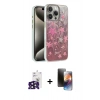 MARSİLYAN™- iPhone 16 Pro Max Kılıf Zirve Modern Prime - Siyah 3D Antistatik Mat Seramik Nano Ekran Koruyucu + Bilvis Titan Kamera Lens - SH