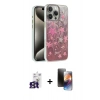 MARSİLYAN™- iPhone 16 Pro Max Kılıf Zirve Modern Prime - Siyah 3D Antistatik Mat Seramik Nano Ekran Koruyucu + Bilvis Titan Kamera Lens - TMGI