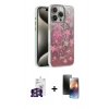 MARSİLYAN™- iPhone 16 Pro Max Kılıf Zirve Modern Prime - Siyah 3D Antistatik Mat Seramik Nano Ekran Koruyucu + Bilvis Titan Kamera Lens - GS
