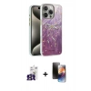 MARSİLYAN™- iPhone 16 Pro Max Kılıf Zirve Modern Prime - Siyah 3D Antistatik Mat Seramik Nano Ekran Koruyucu + Bilvis Titan Kamera Lens - TMGI