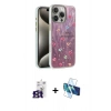 MARSİLYAN™- iPhone 16 Pro Max Kılıf Zirve Modern Prime - Siyah 3D Antistatik Seramik Nano Ekran Koruyucu + Bilvis Titan Kamera Lens - TMGI