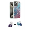 MARSİLYAN™- iPhone 16 Pro Max Kılıf Zirve Modern Prime - Siyah 3D Antistatik Seramik Nano Ekran Koruyucu + Bilvis Titan Kamera Lens - SH