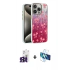 MARSİLYAN™- iPhone 16 Pro Max Kılıf Zirve Modern Prime - Siyah 3D Antistatik Seramik Nano Ekran Koruyucu + Bilvis Titan Kamera Lens - SH