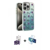 MARSİLYAN™- iPhone 16 Pro Max Kılıf Zirve Modern Prime - Siyah 3D Antistatik Seramik Nano Ekran Koruyucu + Bilvis Titan Kamera Lens - SH