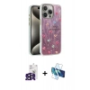 MARSİLYAN™- iPhone 16 Pro Max Kılıf Zirve Modern Prime - Siyah 3D Antistatik Seramik Nano Ekran Koruyucu + Bilvis Titan Kamera Lens - SH
