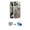 MARSİLYAN™- iPhone 16 Pro Max Kılıf Zirve Modern Prime - Siyah 3D Antistatik Seramik Nano Ekran Koruyucu + Pers Alüminyum Kamera Lens - GI