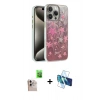 MARSİLYAN™- iPhone 16 Pro Max Kılıf Zirve Modern Prime - Siyah 3D Antistatik Seramik Nano Ekran Koruyucu + Raze Metal Kamera Lens - NLGY