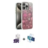 MARSİLYAN™- iPhone 16 Pro Max Kılıf Zirve Modern Prime - Siyah 3D Antistatik Seramik Nano Ekran Koruyucu + Bilvis Titan Kamera Lens - SH