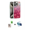 MARSİLYAN™- iPhone 16 Pro Max Kılıf Zirve Modern Prime - Siyah 3D Antistatik Seramik Nano Ekran Koruyucu + Raze Metal Kamera Lens - NLGY