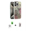 MARSİLYAN™- iPhone 16 Pro Max Kılıf Zirve Modern Prime - Siyah Bilvis 3D Cam Ekran Koruyucu + Raze Metal Kamera Lens - BZ