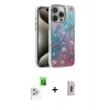 MARSİLYAN™- iPhone 16 Pro Max Kılıf Zirve Modern Prime - Siyah Bilvis 3D Cam Ekran Koruyucu + Raze Metal Kamera Lens - BZ