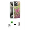 MARSİLYAN™- iPhone 16 Pro Max Kılıf Zirve Modern Prime - Siyah Bilvis 3D Cam Ekran Koruyucu + Raze Metal Kamera Lens - BZ