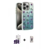 MARSİLYAN™- iPhone 16 Pro Max Kılıf Zirve Modern Prime - Siyah Bilvis 3D Cam Ekran Koruyucu + Bilvis Titan Kamera Lens - SH