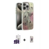 MARSİLYAN™- iPhone 16 Pro Max Kılıf Zirve Modern Prime - Siyah Bilvis 3D Cam Ekran Koruyucu + Bilvis Titan Kamera Lens - SH