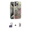 MARSİLYAN™- iPhone 16 Pro Max Kılıf Zirve Modern Prime - Siyah Bilvis 3D Cam Ekran Koruyucu + Bilvis Titan Kamera Lens - TMGI