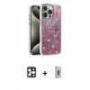 MARSİLYAN™- iPhone 16 Pro Max Kılıf Zirve Modern Prime - Siyah Bilvis 3D Cam Ekran Koruyucu + PVD Metal Kamera Lens - GD