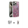 MARSİLYAN™- iPhone 16 Pro Max Kılıf Zirve Modern Prime - Siyah Bilvis 3D Cam Ekran Koruyucu + Pers Alüminyum Kamera Lens - GS
