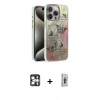 MARSİLYAN™- iPhone 16 Pro Max Kılıf Zirve Modern Prime - Siyah Bilvis 3D Cam Ekran Koruyucu + PVD Metal Kamera Lens - GS