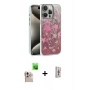 MARSİLYAN™- iPhone 16 Pro Max Kılıf Zirve Modern Prime - Siyah Bilvis 3D Cam Ekran Koruyucu + Natural Grey Raze Metal Kamera Lens