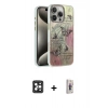 MARSİLYAN™- iPhone 16 Pro Max Kılıf Zirve Modern Prime - Siyah Bilvis 3D Cam Ekran Koruyucu + PVD Metal Kamera Lens - SH