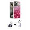 MARSİLYAN™- iPhone 16 Pro Max Kılıf Zirve Modern Prime - Siyah Bilvis 3X AR Hayalet Cam Ekran Koruyucu + Bilvis Titan Kamera Lens - GS