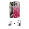MARSİLYAN™- iPhone 16 Pro Max Kılıf Zirve Modern Prime - Siyah Bilvis 3X AR Hayalet Cam Ekran Koruyucu + Bilvis Titan Kamera Lens - TMGI