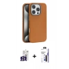 MARSİLYAN™- iPhone 16 Pro Max Kılıf Zirve Modern Prime - Siyah Bilvis 3X AR Hayalet Cam Ekran Koruyucu + Bilvis Titan Kamera Lens - TMGI