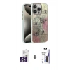 MARSİLYAN™- iPhone 16 Pro Max Kılıf Zirve Modern Prime - Siyah Bilvis 3X AR Hayalet Cam Ekran Koruyucu + Bilvis Titan Kamera Lens - GS
