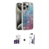 MARSİLYAN™- iPhone 16 Pro Max Kılıf Zirve Modern Prime - Siyah Bilvis 3X AR Hayalet Cam Ekran Koruyucu + Bilvis Titan Kamera Lens - SH
